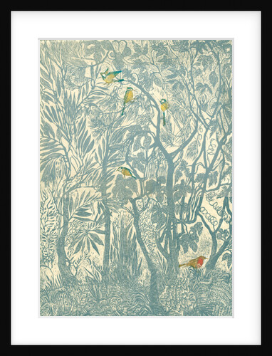 Bird watching from the kitchen window: robin, 2012 by Mary Kuper