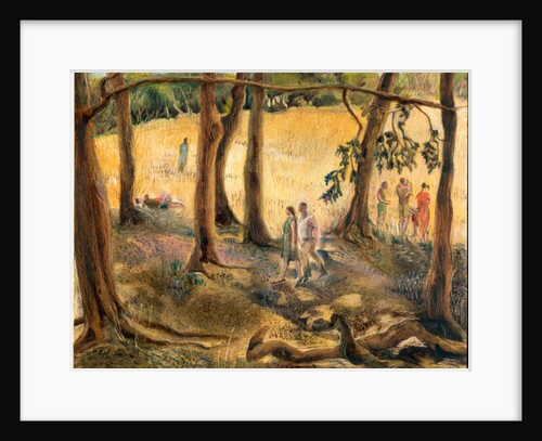 Under the trees, Hampstead Heath, 2002 by Mary Kuper