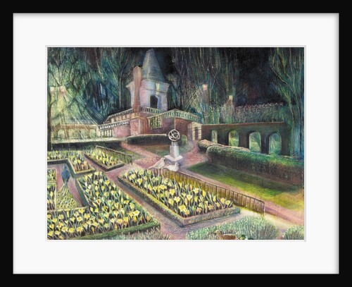 Flower Garden, Holland park, 2002 by Mary Kuper