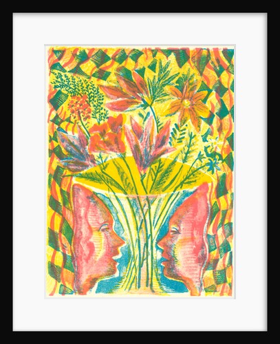 Faces and Flowers, 2015 by Mary Kuper