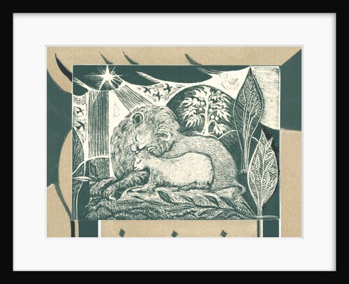 And the lion will lie down with the lamb, 2003 by Mary Kuper