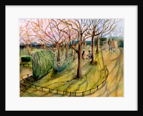 Japanese tourists, Regents Park, 2004 by Mary Kuper