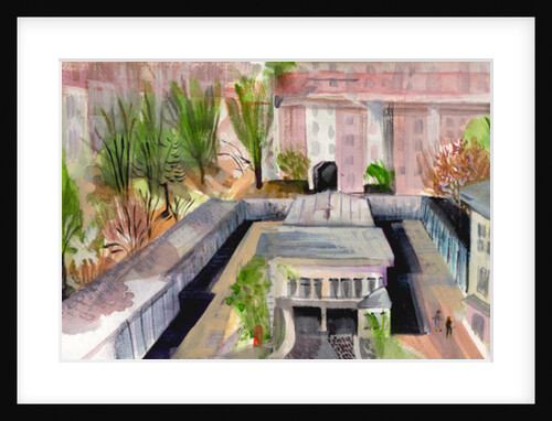 Berlin courtyard, 2004 by Mary Kuper