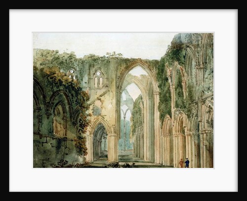 Interior of Tintern Abbey by Thomas Girtin