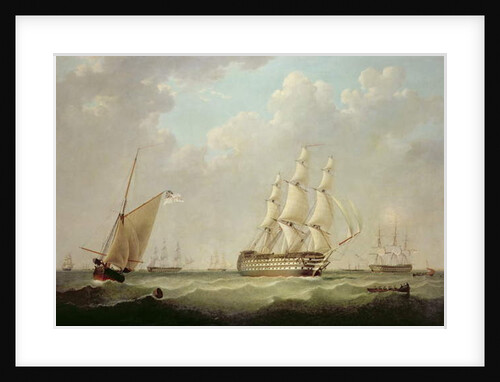 H.M.S. Britannia, 1847 by John of Hull Ward