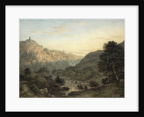 The Cascatelle and Villa of Maecenas near Tivoli by Jean-Honore Fragonard