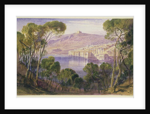 Villefranche by Edward Lear