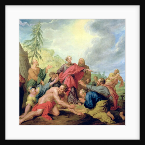 Moses Striking the Rock by Nicolas Bertin