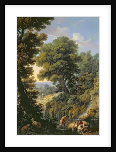 A Landscape in Latium with Shepherds by Andrea Locatelli