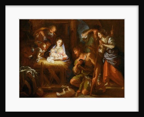 Adoration of the Shepherds, 17th century by Giuseppe Passeri