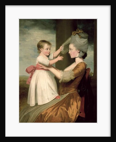 A Portrait of Elizabeth Mortlock and her son John Mortlock the Younger, 1779 by John Downman