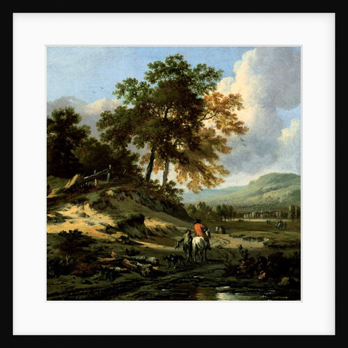 Landscape with Figures, 1679 by Jan Wynants