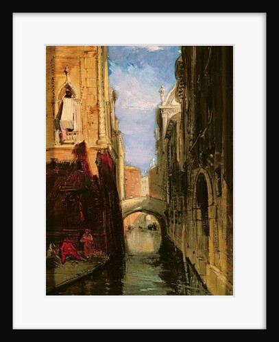 A Side Canal, Venice by James Holland