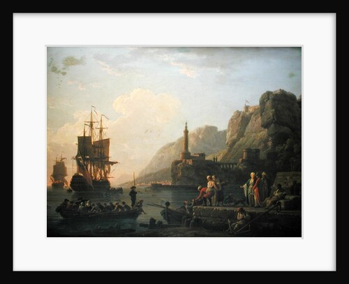 The Harbour by Claude Joseph Vernet