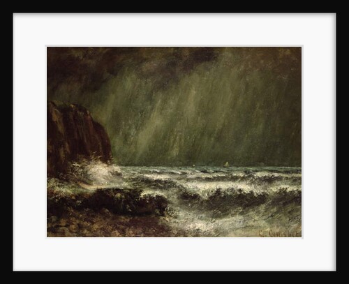 Storm at Sea, 1865 by Gustave Courbet