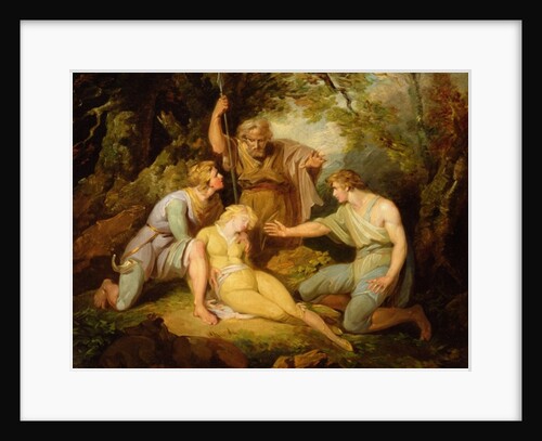 Scene ii Act IV from 'Cymbeline' by William Shakespeare by Henry Singleton