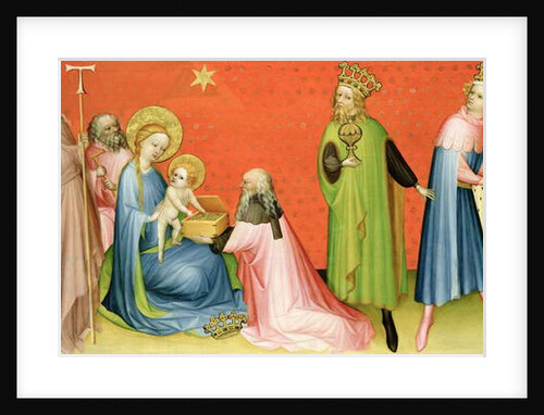 The Adoration of the Magi with St Anthony Abbot, 1400-10 by German School