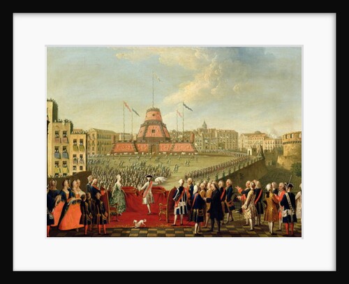 Fete at Naples on the Occasion of the Marriage of King Ferdinand I to the Archduchess Maria Carolina of Austria 1768 by Pietro Fabris