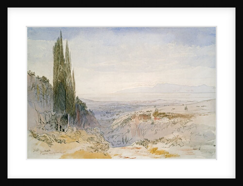 Corfu, Nimphes, 1856 by Edward Lear