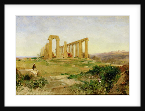 Temple of Agrigento by Edward Lear