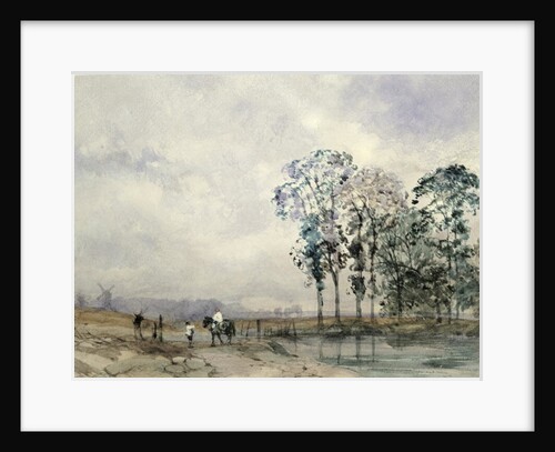 Landscape with a Horse by William (1809-58) Evans