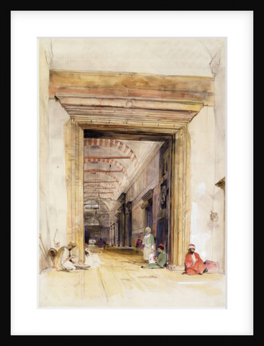 The Great Doorway of the Mosque of Santa Sophia, Constantinople by John Frederick Lewis