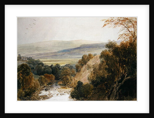 A View on the River Wharfe, near Bolton, Yorkshire by Peter de Wint