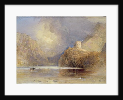 Dolbadern Castle, Llanberis, North Wales by Samuel Palmer
