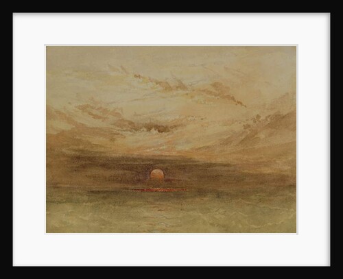 Baltic Scene of a Sunset by John Wilson Carmichael