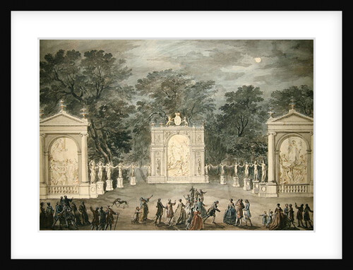 The Illuminations at Buckingham House for King George III's Birthday, June 4th 1783 by Robert Adam