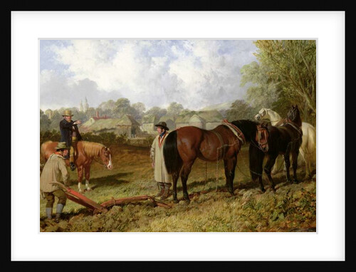 Morning: Preparing to Plough, 1848 by John Frederick Herring Snr