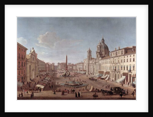 Piazza Navona, Roma by Antonio Joli