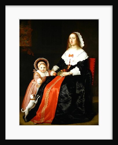 Portrait of a Mother and Child, 1644 by Bartolomeus van der Helst