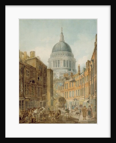 St. Paul's from St. Martin's le Grand by Thomas Girtin