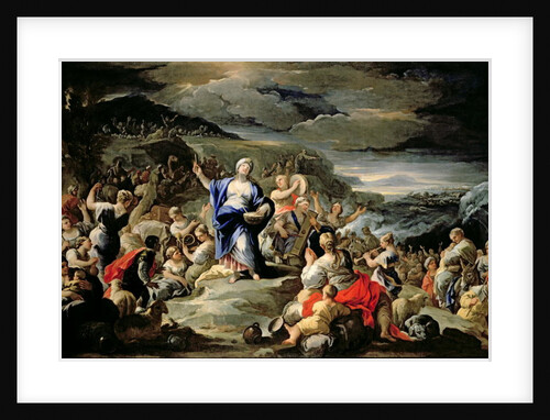 The Song of Miriam by Luca Giordano