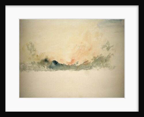 Sky Study by Joseph Mallord William Turner