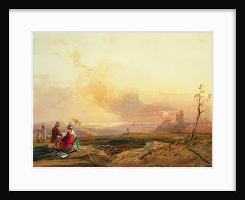 Figures Sketching near the Avon Gorge by James Baker Pyne