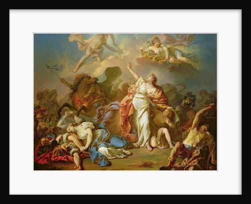 Apollo and Diana attacking the Children of Niobe by Jacques Louis David
