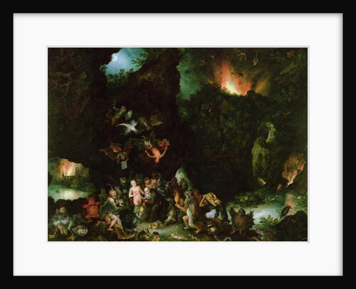 The Temptation of St. Anthony - Hell, 1594 by Jan the Elder Brueghel