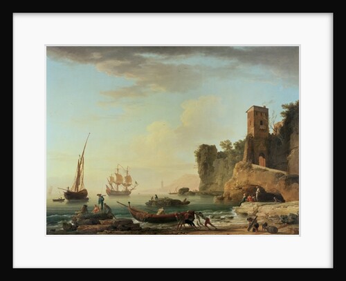 The Port of Genoa by Claude Joseph Vernet