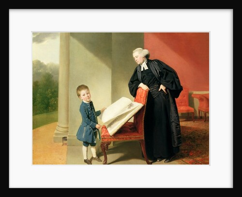 The Reverend Randall Burroughes and his son Ellis, 1769 by Johann Zoffany