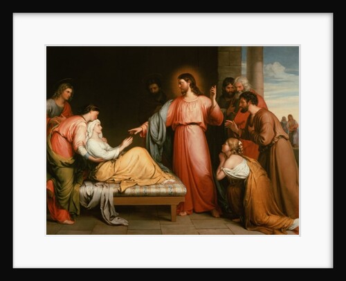 Christ healing the mother of Simon Peter by John Bridges