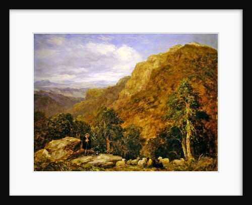 A View from above Bettws-y-Coed, Moel Siabod and the Snowdon Range in the Distance, 1853 by David Cox