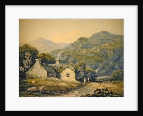 A Farmhouse at Llanberis, North Wales by David Cox