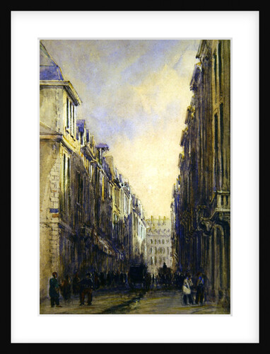 Rue Vivienne, Paris by David Cox