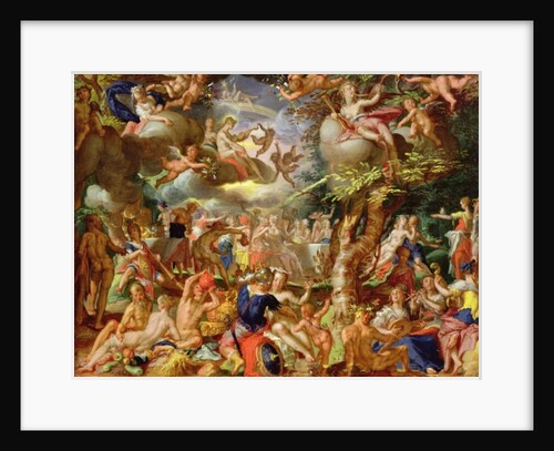 The Wedding of Cupid and Psyche by Joachim Wtewael or Utewael or Wyewael