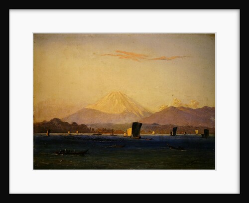 A View of Mount Fuji by Charles Wirgman