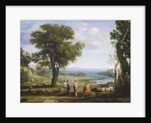 Landscape with the Heliads searching for their brother Phaeton by Claude Lorrain (1600-82)