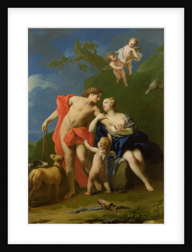Venus and Adonis by Jacopo Amigoni