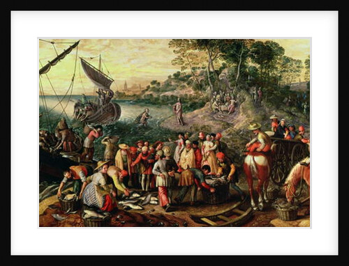 The Miraculous Draught of Fishes by Joachim Beuckelaer or Bueckelaer